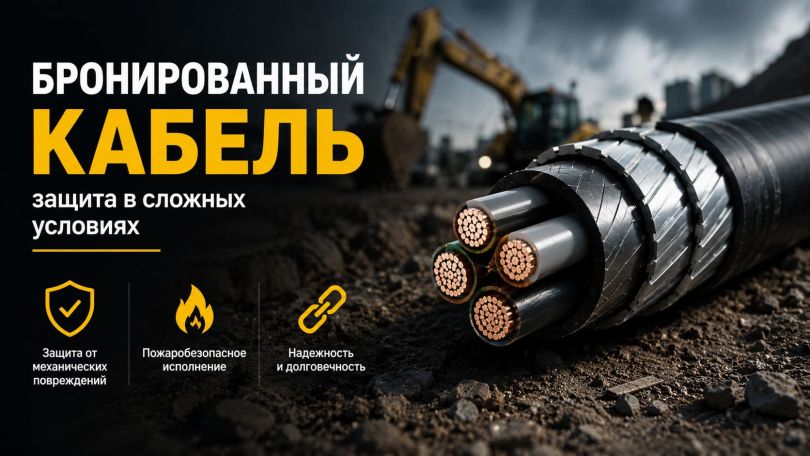 Когда нужен бронированный кабель: как выбрать кабель для прокладки в сложных условиях