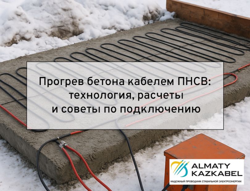 Прогрев бетона кабелем ПНСВ: технология, расчеты и советы по подключению